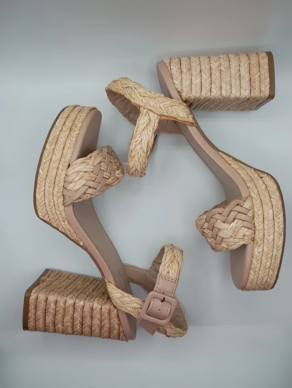 Marc Fisher Seclude Woven Platform Block Heel Sandals